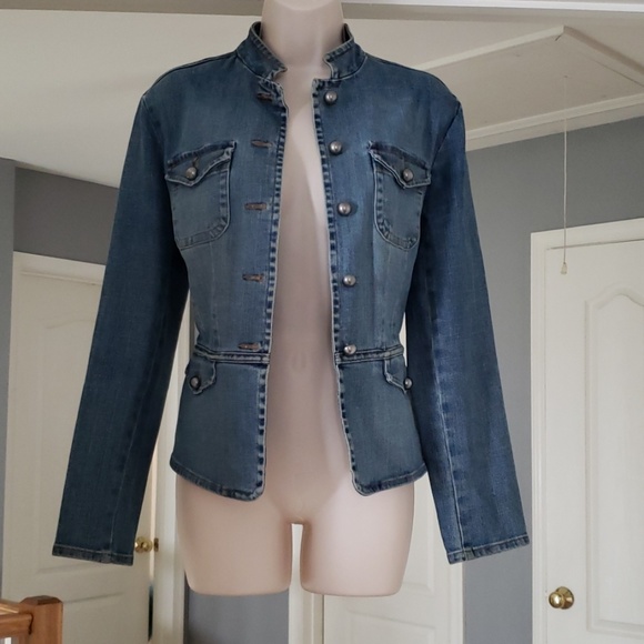 Talbots Jackets & Blazers - Military style jean jacket